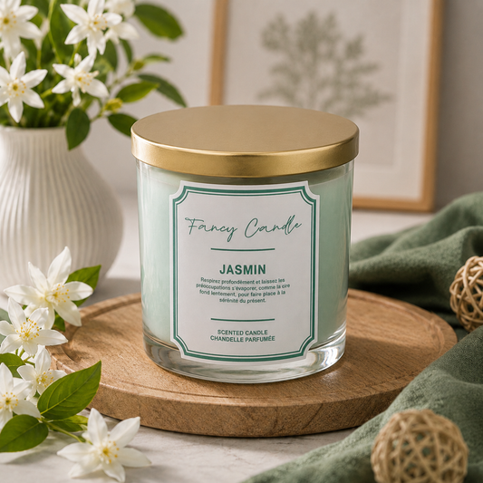 Bougie à la cire de soja - Jasmin