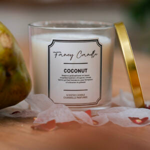 Bougie à la cire de soja - Coco